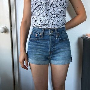 Levi’s High Waisted Shorts